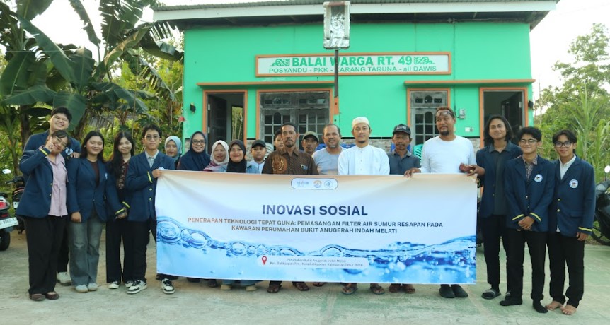 Penerapan Teknologi Tepat Guna: Pemasangan Filter Air Sumur Resapan Pada Kawasan Perumahan Bukit Anugerah Indah Melati